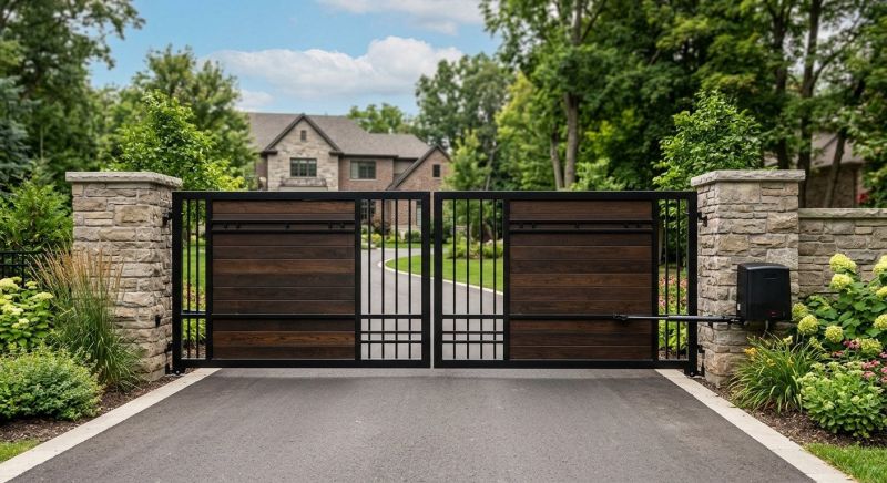 Entrance Gate Installation in Cary, NC